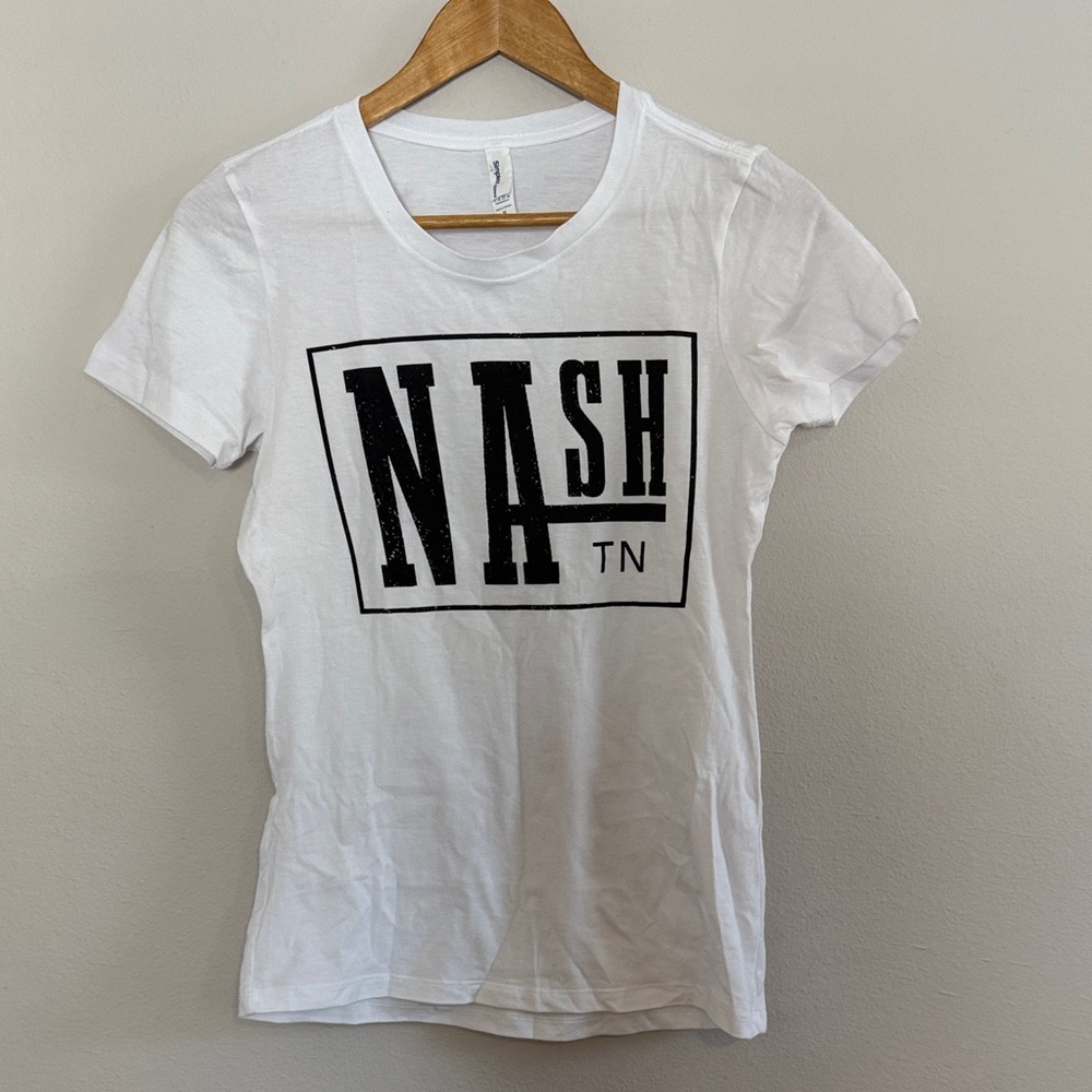 Nashville White Graphic Tee